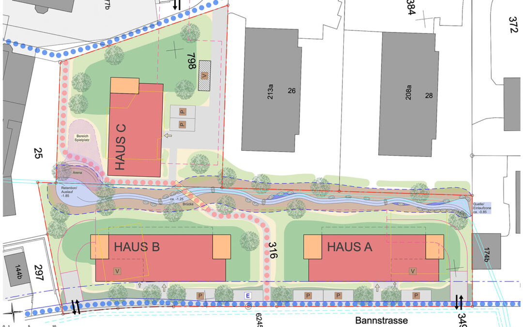 Projektentwicklung Bebauungsplan, Bannstrasse, Steinhausen Zug